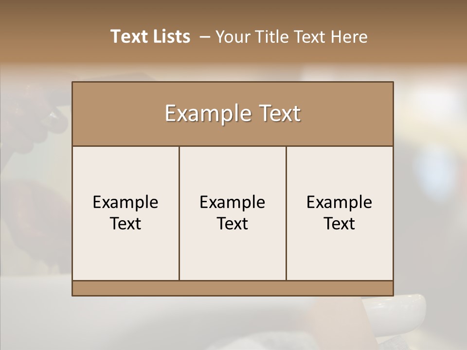 Beauty Barbershop Equipment PowerPoint Template
