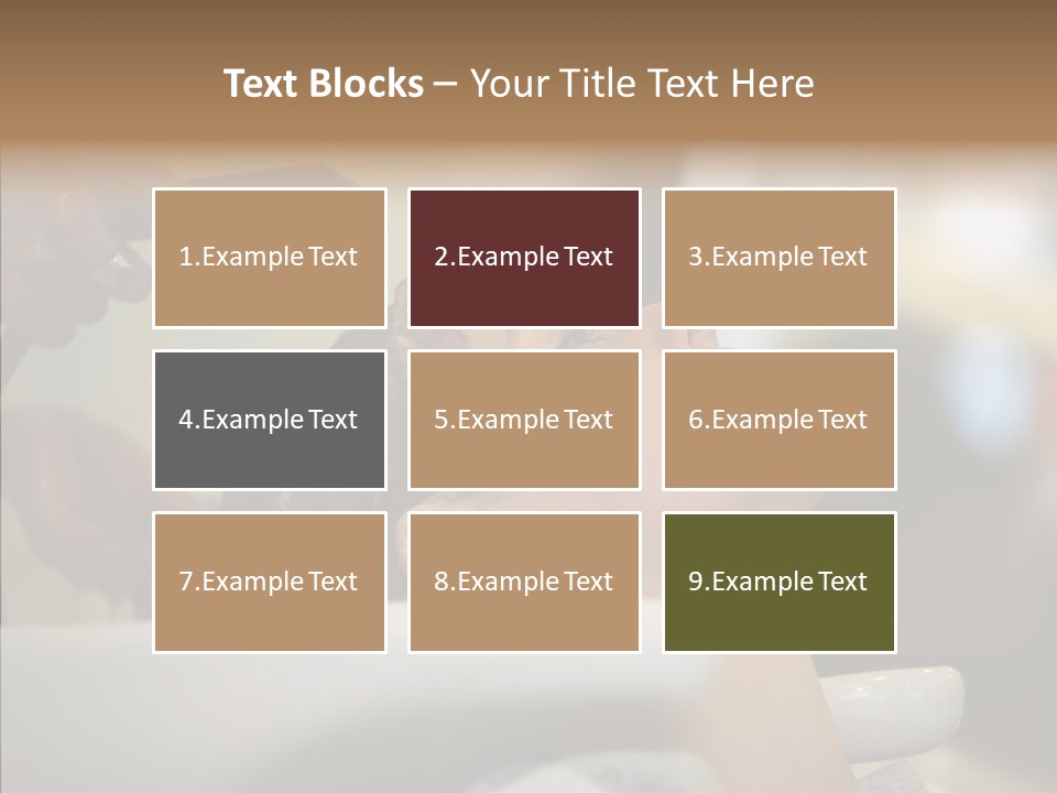 Beauty Barbershop Equipment PowerPoint Template