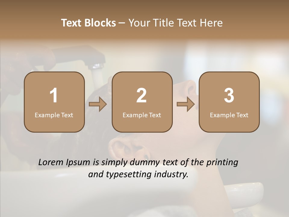 Beauty Barbershop Equipment PowerPoint Template