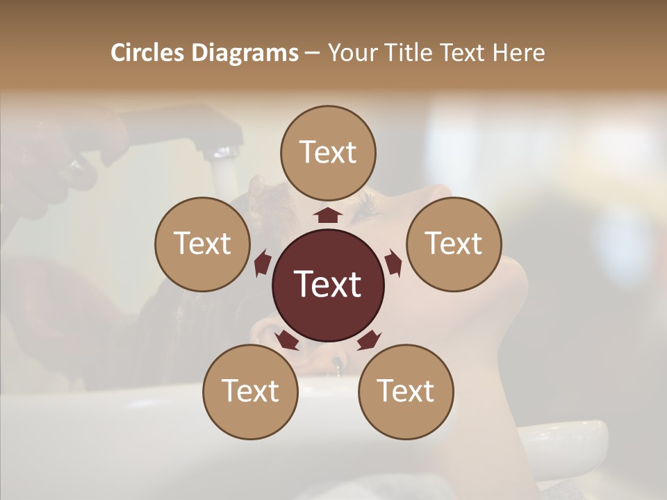 Beauty Barbershop Equipment PowerPoint Template
