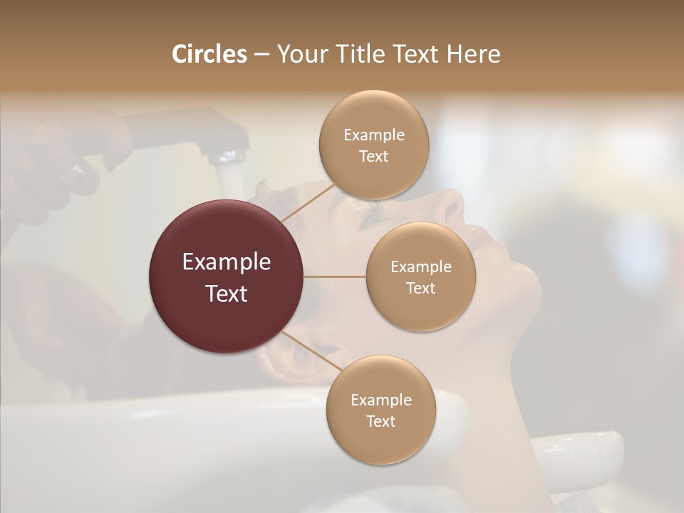 Beauty Barbershop Equipment PowerPoint Template