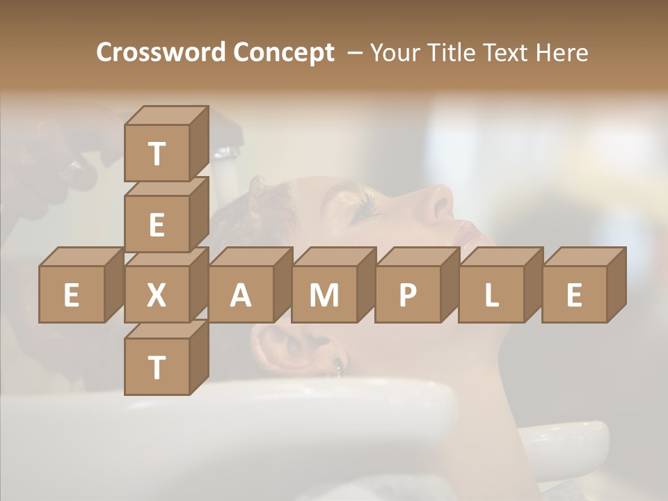 Beauty Barbershop Equipment PowerPoint Template