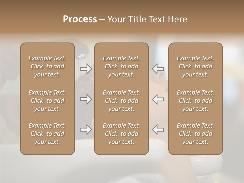 Beauty Barbershop Equipment PowerPoint Template