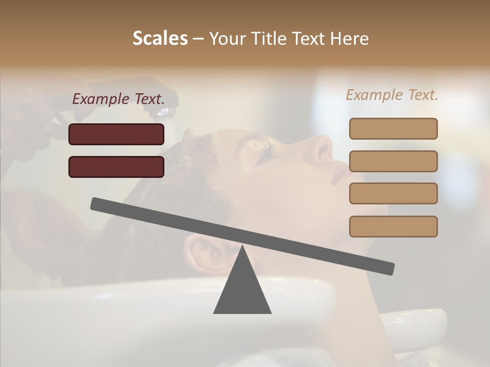 Beauty Barbershop Equipment PowerPoint Template