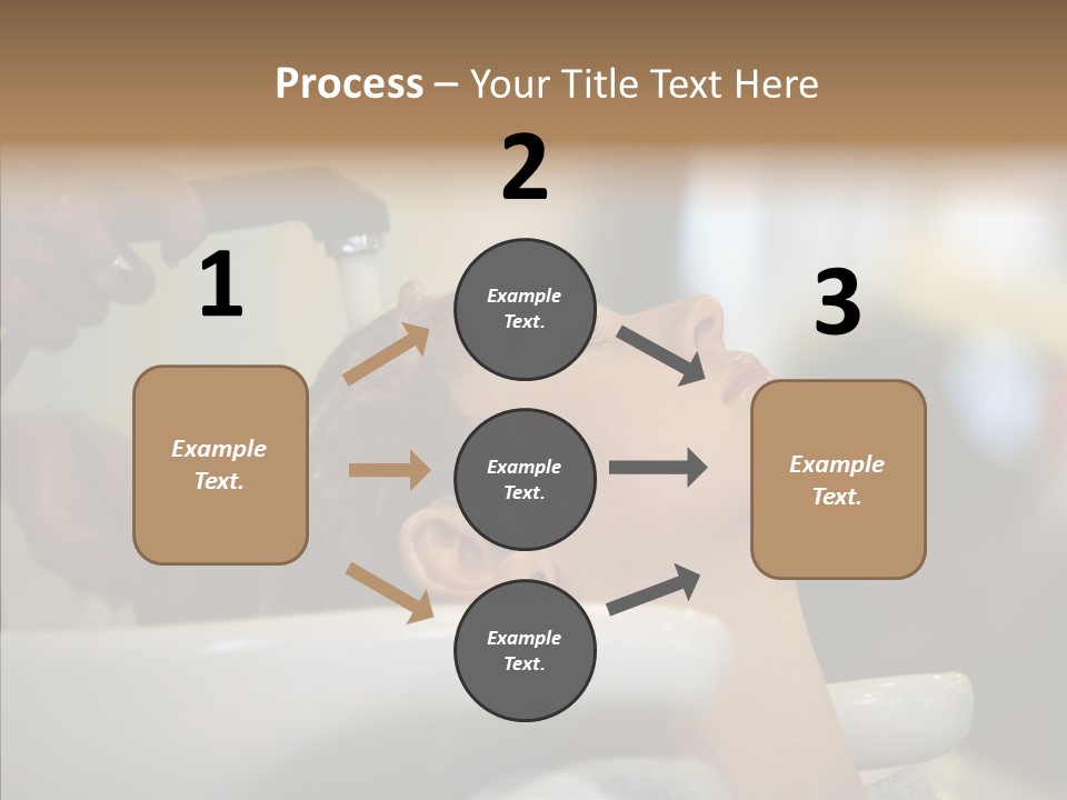 Beauty Barbershop Equipment PowerPoint Template