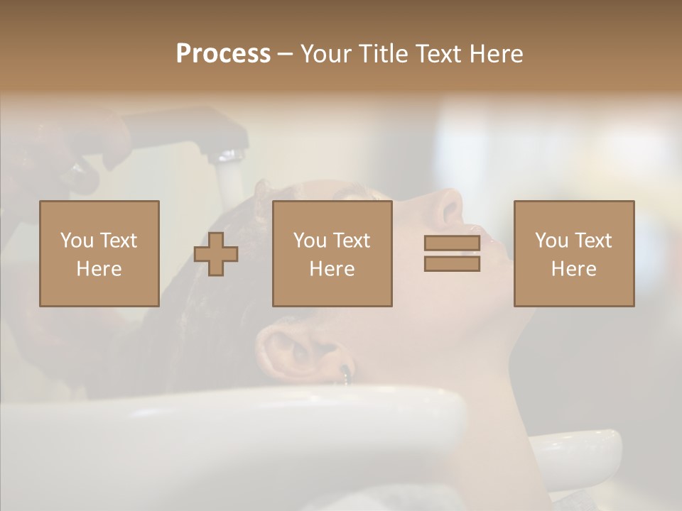 Beauty Barbershop Equipment PowerPoint Template