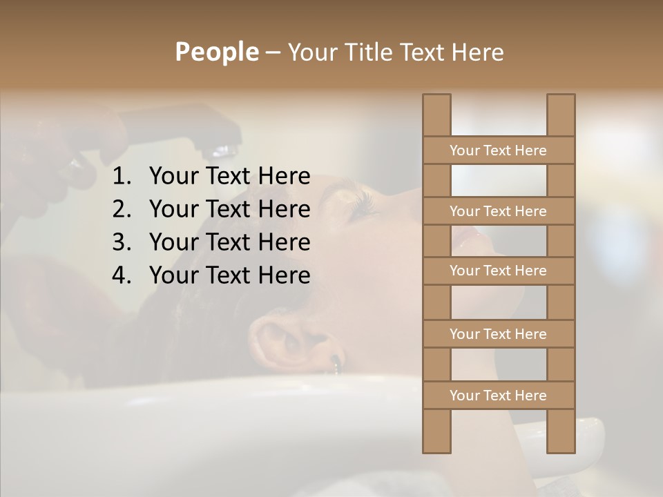 Beauty Barbershop Equipment PowerPoint Template