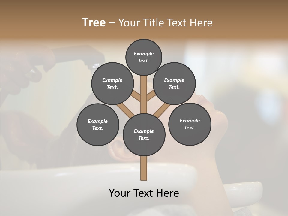 Beauty Barbershop Equipment PowerPoint Template