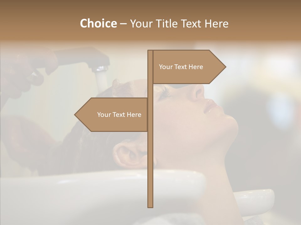 Beauty Barbershop Equipment PowerPoint Template