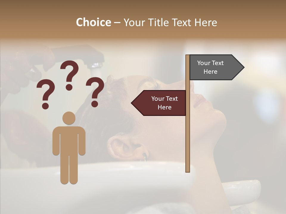 Beauty Barbershop Equipment PowerPoint Template