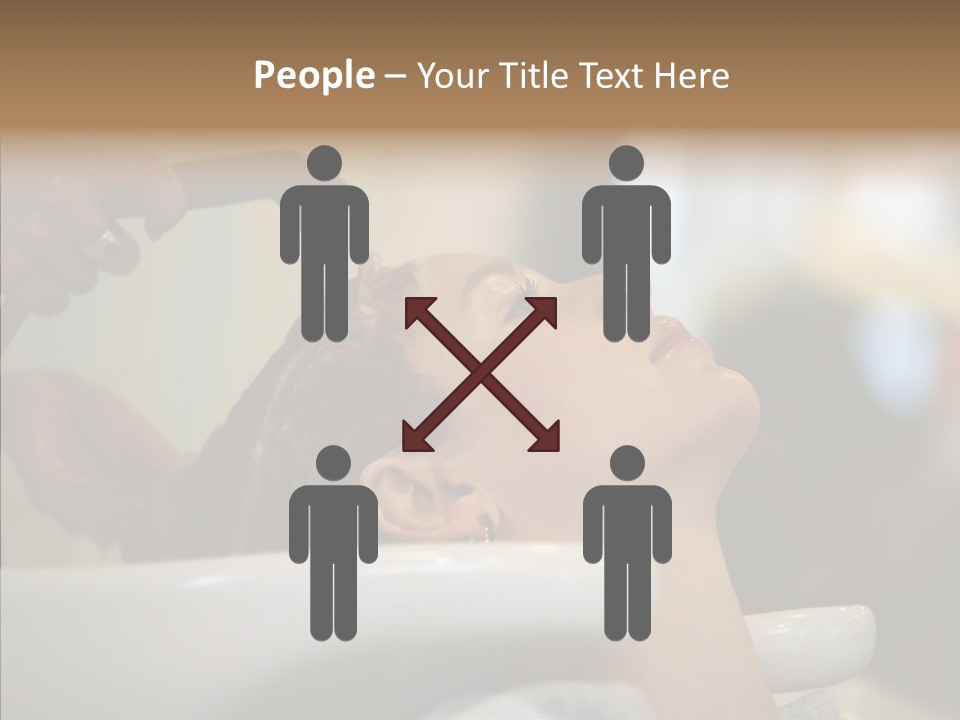 Beauty Barbershop Equipment PowerPoint Template