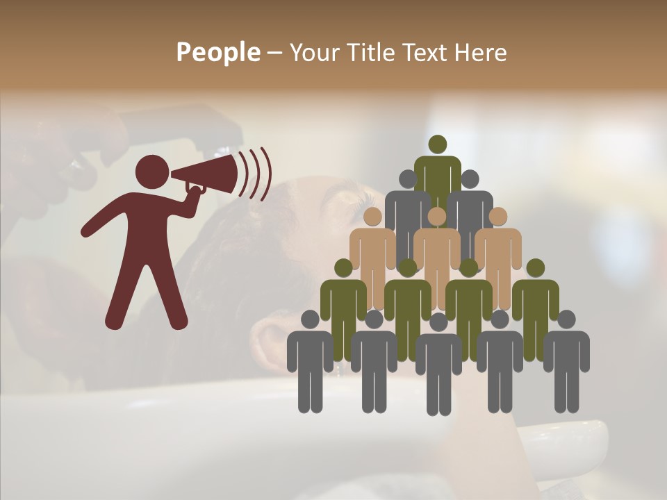 Beauty Barbershop Equipment PowerPoint Template