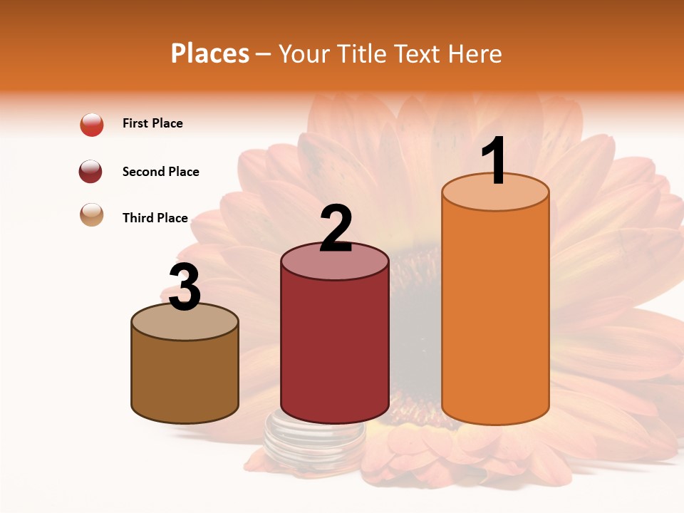 Simplicity Flower Bud PowerPoint Template