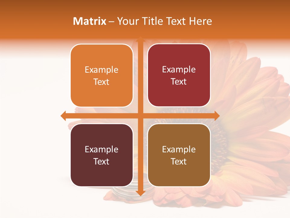 Simplicity Flower Bud PowerPoint Template