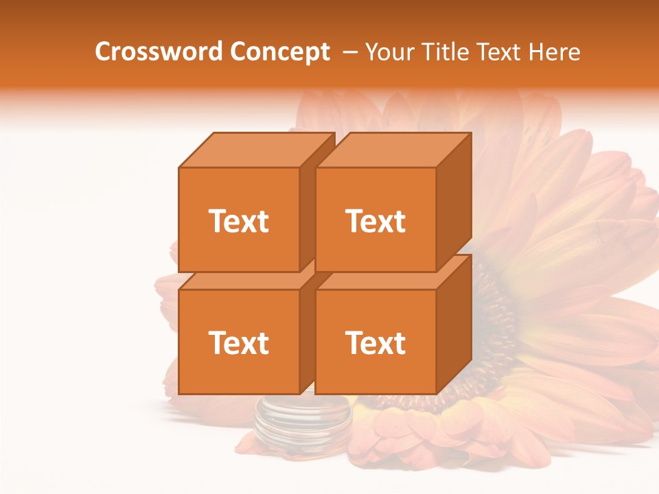 Simplicity Flower Bud PowerPoint Template