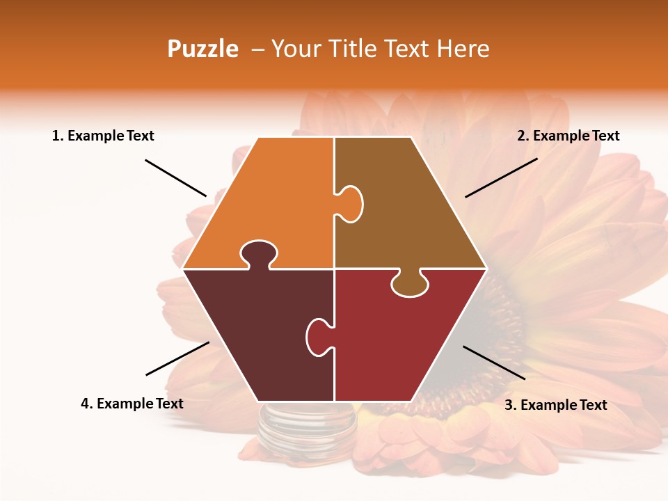 Simplicity Flower Bud PowerPoint Template