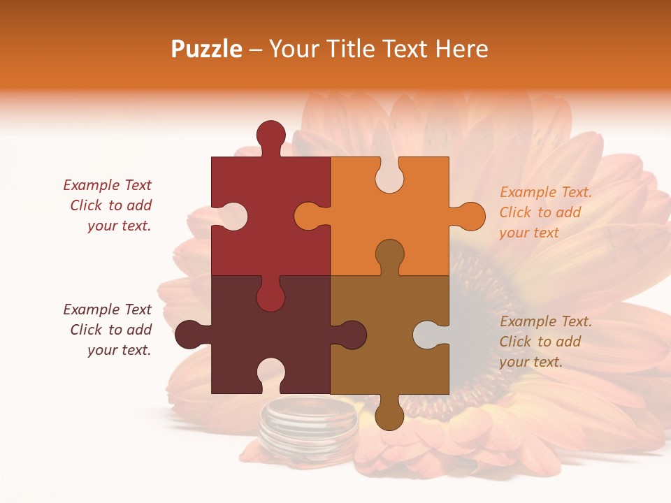 Simplicity Flower Bud PowerPoint Template