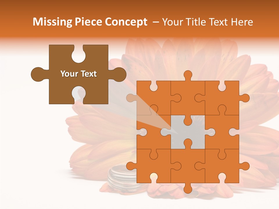 Simplicity Flower Bud PowerPoint Template