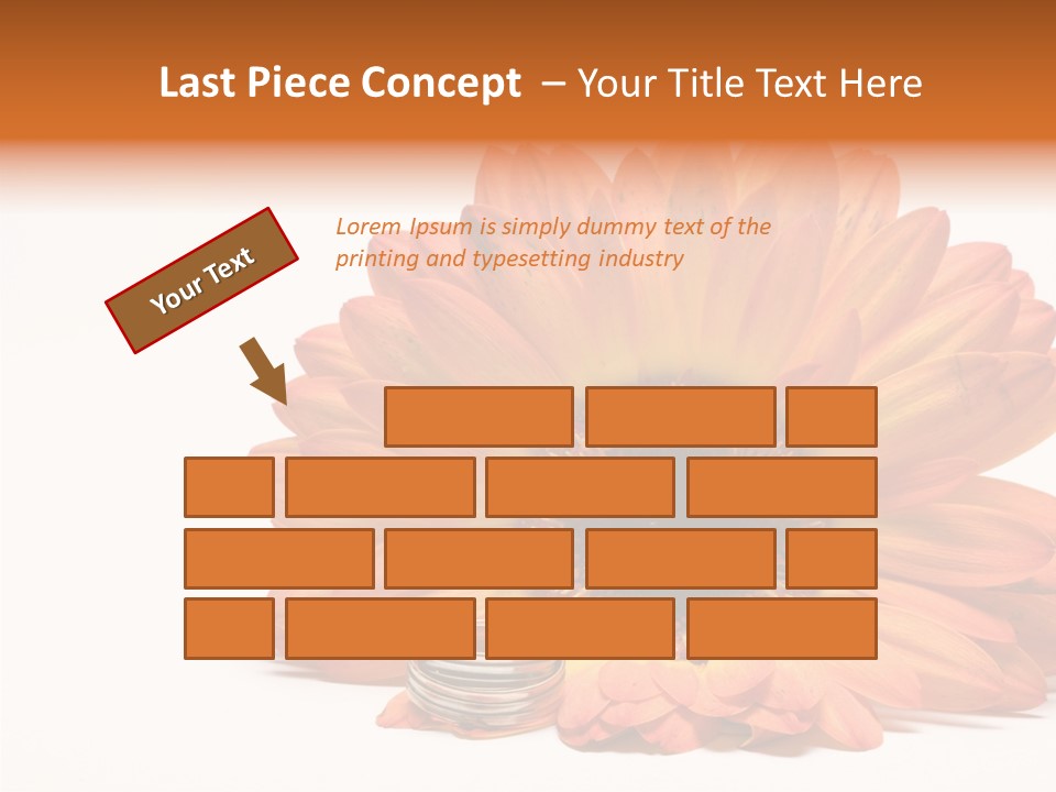 Simplicity Flower Bud PowerPoint Template