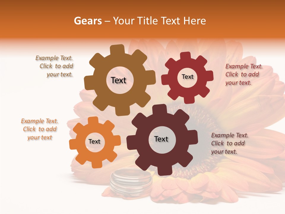 Simplicity Flower Bud PowerPoint Template