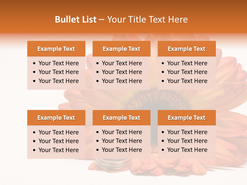 Simplicity Flower Bud PowerPoint Template