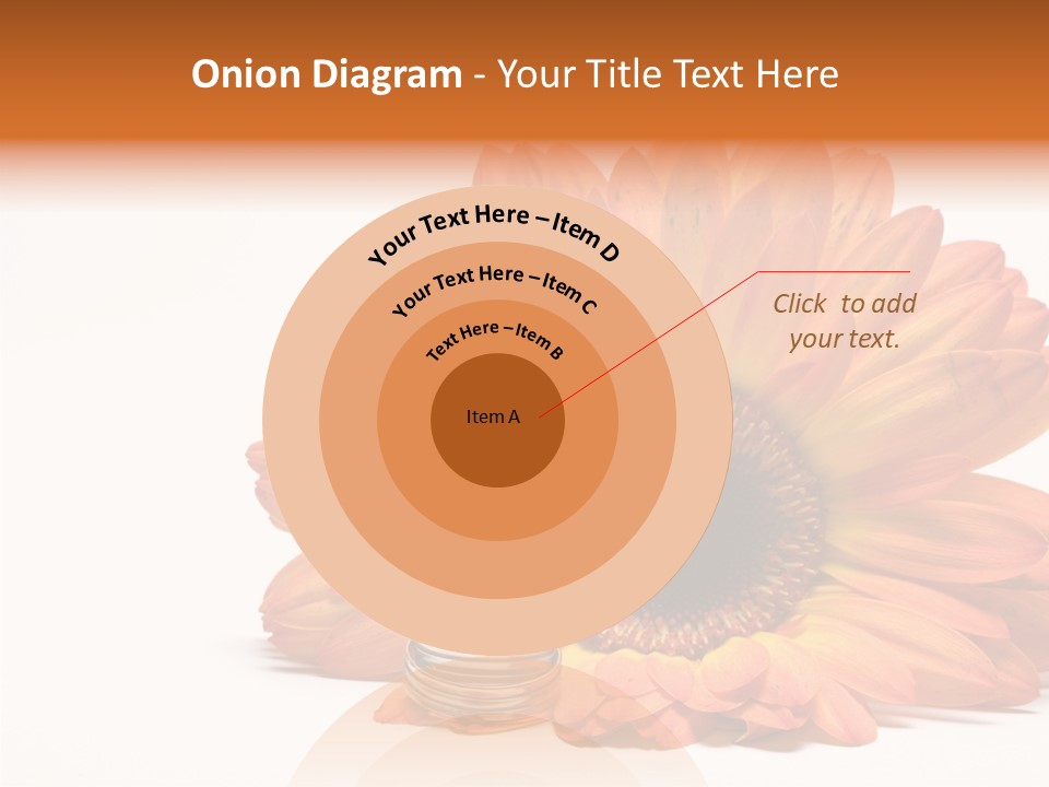 Simplicity Flower Bud PowerPoint Template