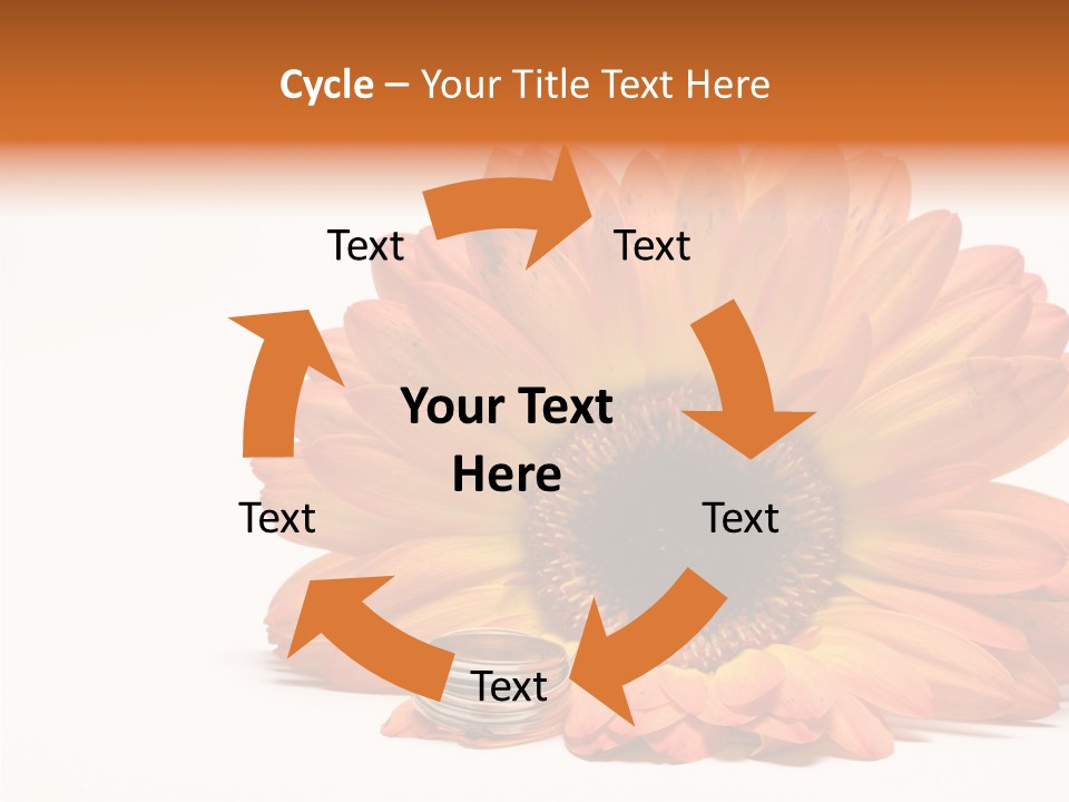 Simplicity Flower Bud PowerPoint Template