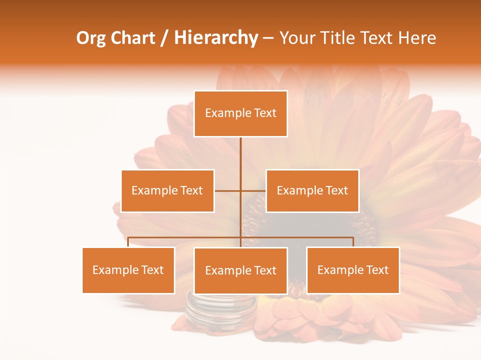 Simplicity Flower Bud PowerPoint Template