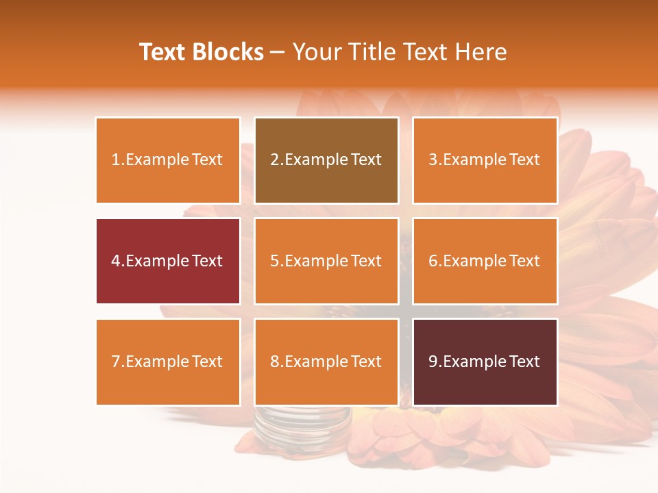 Simplicity Flower Bud PowerPoint Template