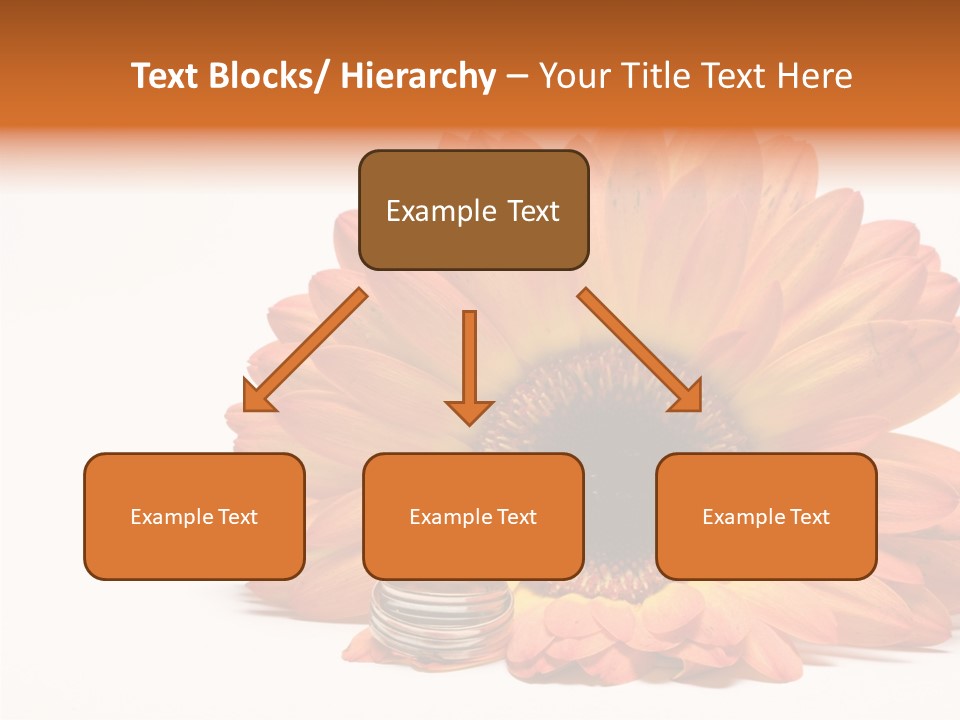 Simplicity Flower Bud PowerPoint Template