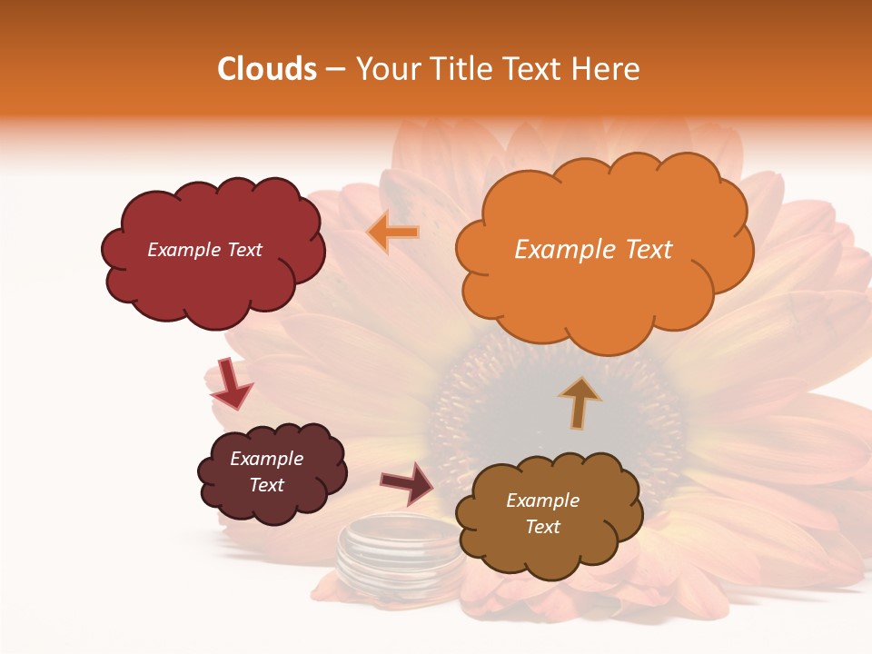 Simplicity Flower Bud PowerPoint Template