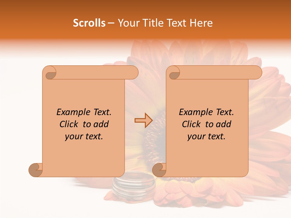 Simplicity Flower Bud PowerPoint Template