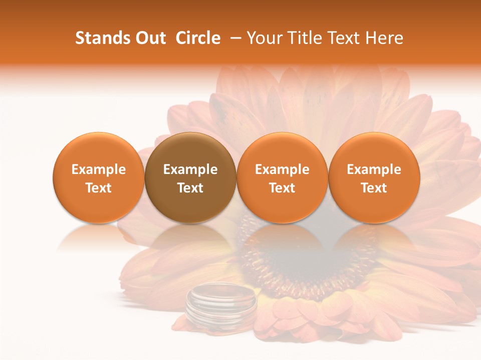 Simplicity Flower Bud PowerPoint Template