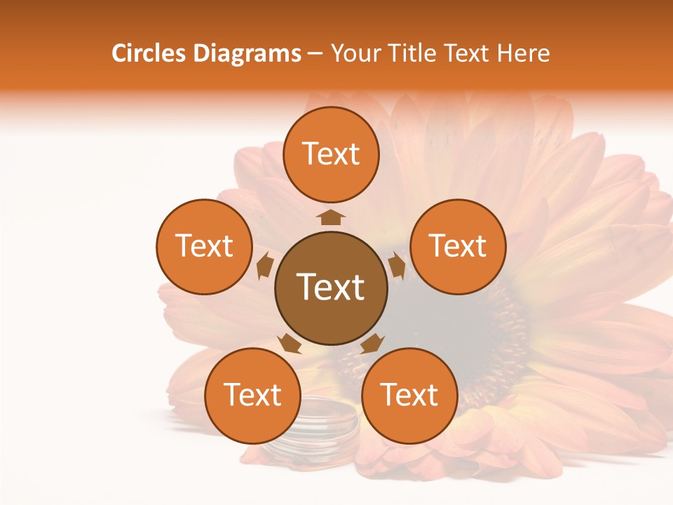 Simplicity Flower Bud PowerPoint Template