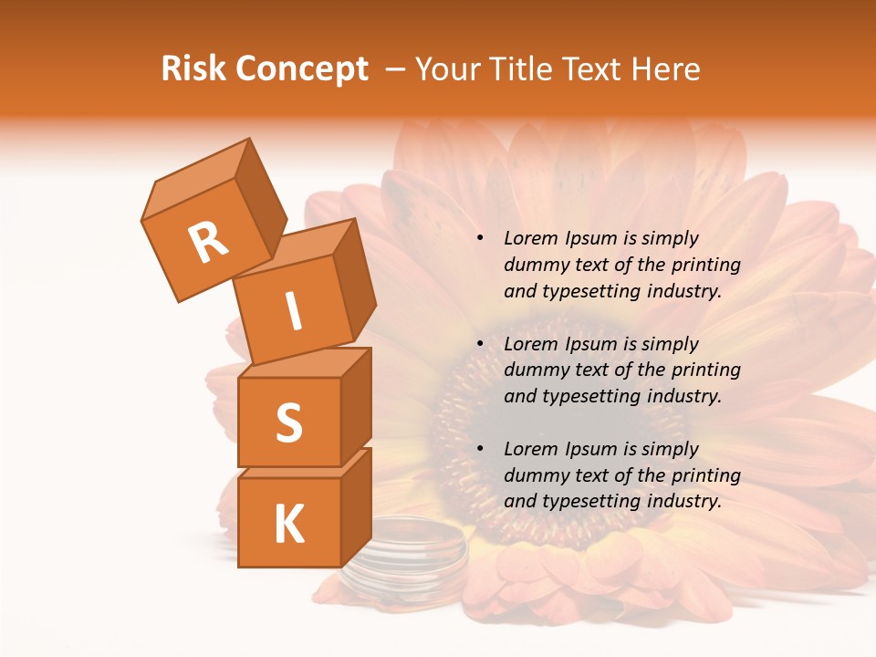 Simplicity Flower Bud PowerPoint Template