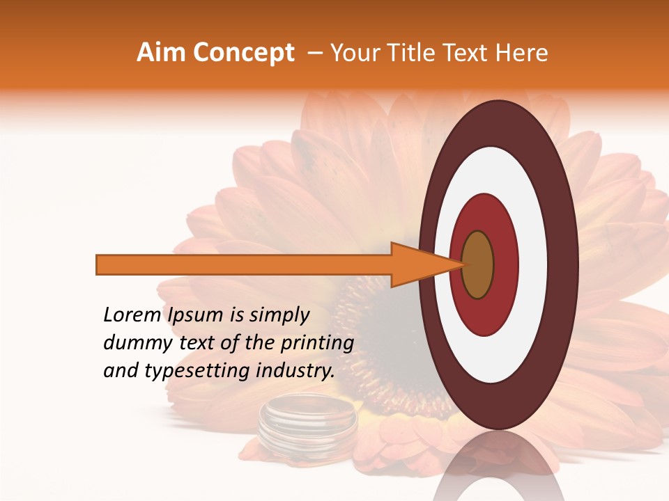 Simplicity Flower Bud PowerPoint Template