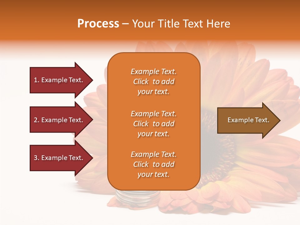 Simplicity Flower Bud PowerPoint Template