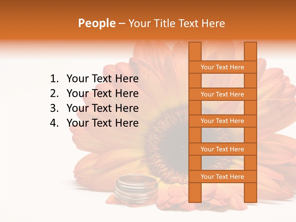 Simplicity Flower Bud PowerPoint Template