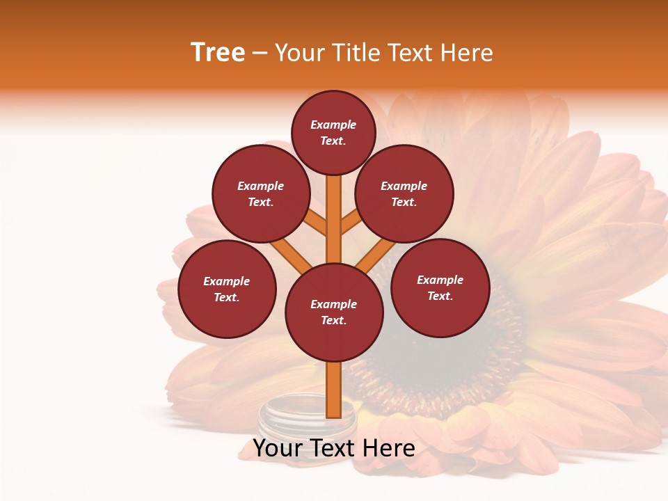 Simplicity Flower Bud PowerPoint Template