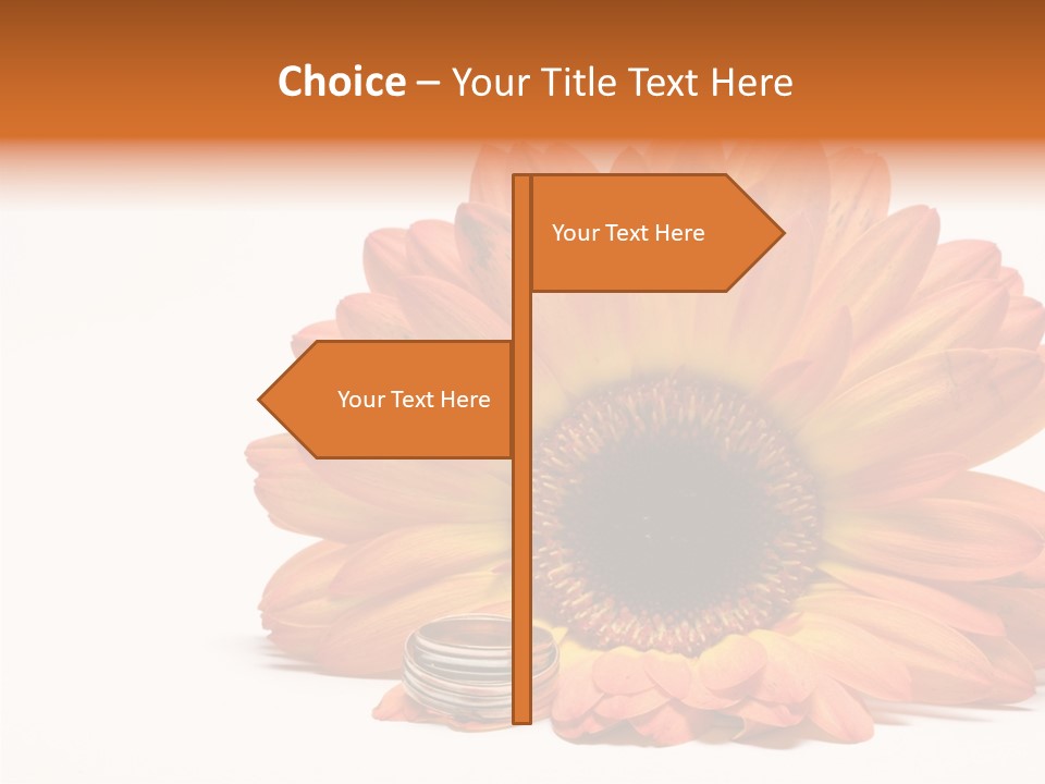 Simplicity Flower Bud PowerPoint Template