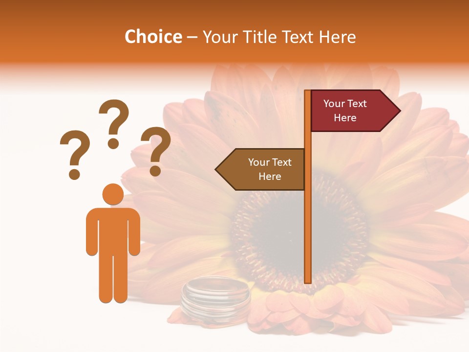 Simplicity Flower Bud PowerPoint Template