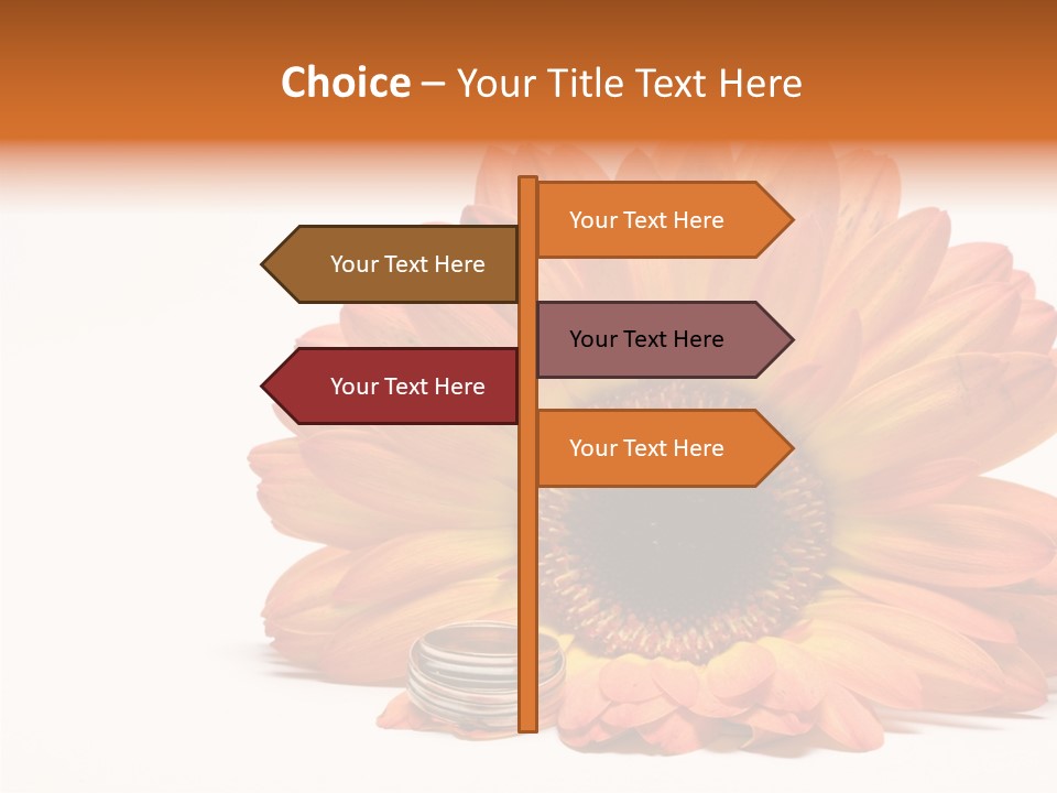 Simplicity Flower Bud PowerPoint Template