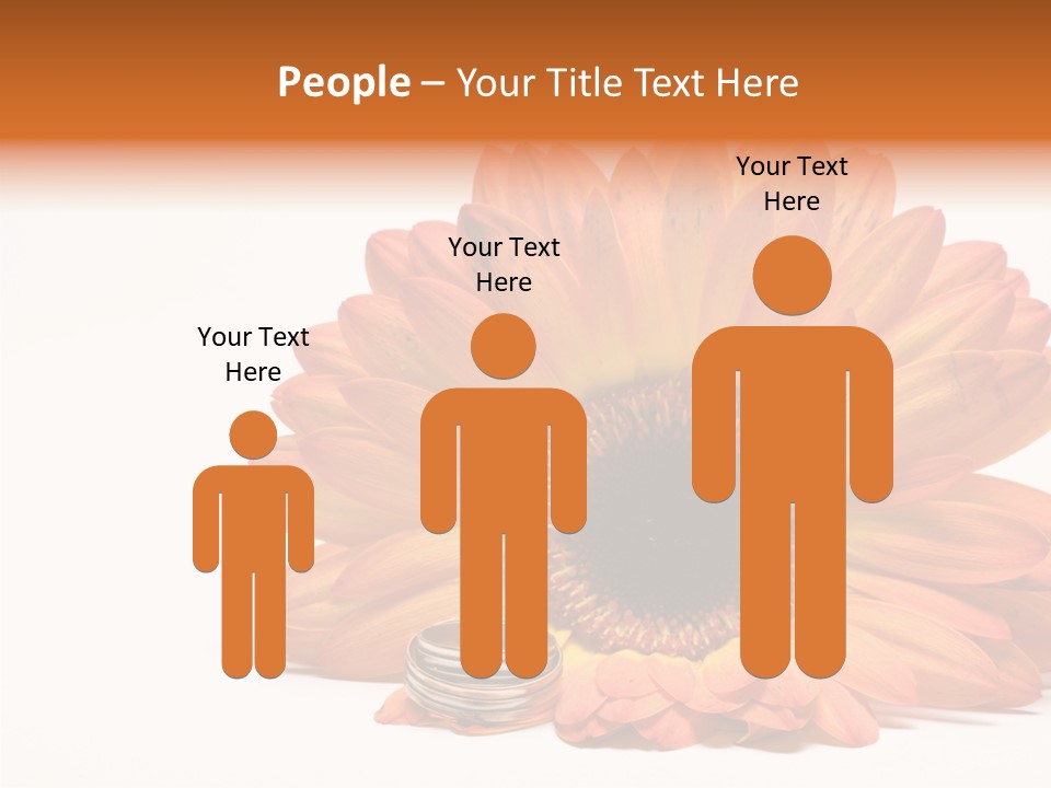 Simplicity Flower Bud PowerPoint Template