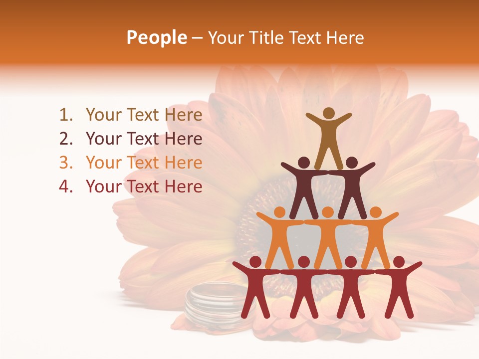 Simplicity Flower Bud PowerPoint Template