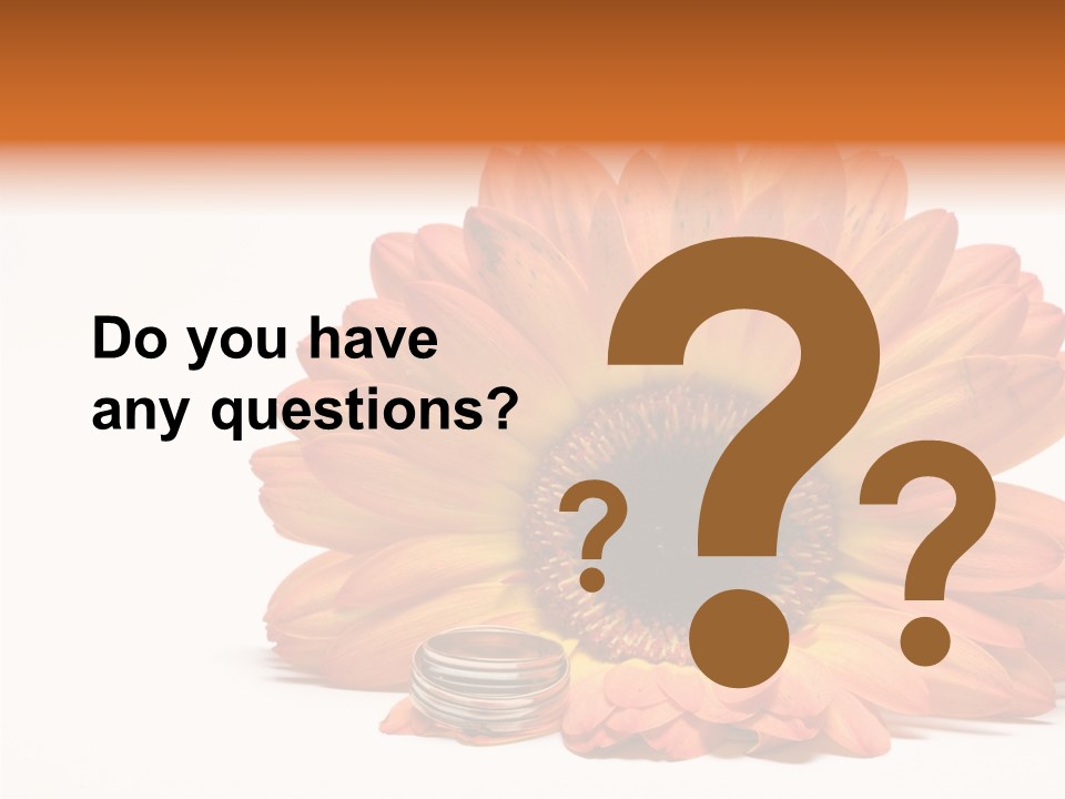 Simplicity Flower Bud PowerPoint Template