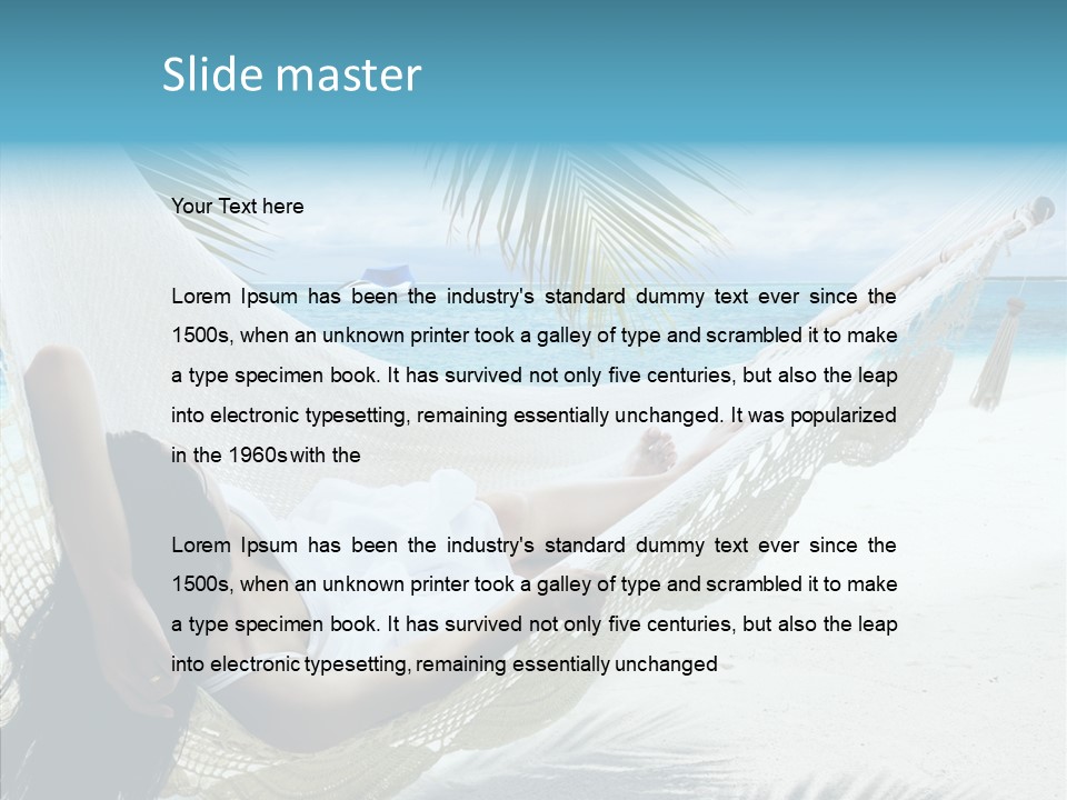 Relax Landscape Peace PowerPoint Template