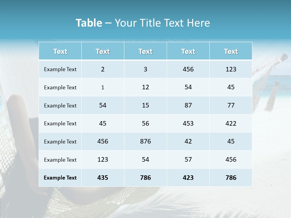 Relax Landscape Peace PowerPoint Template