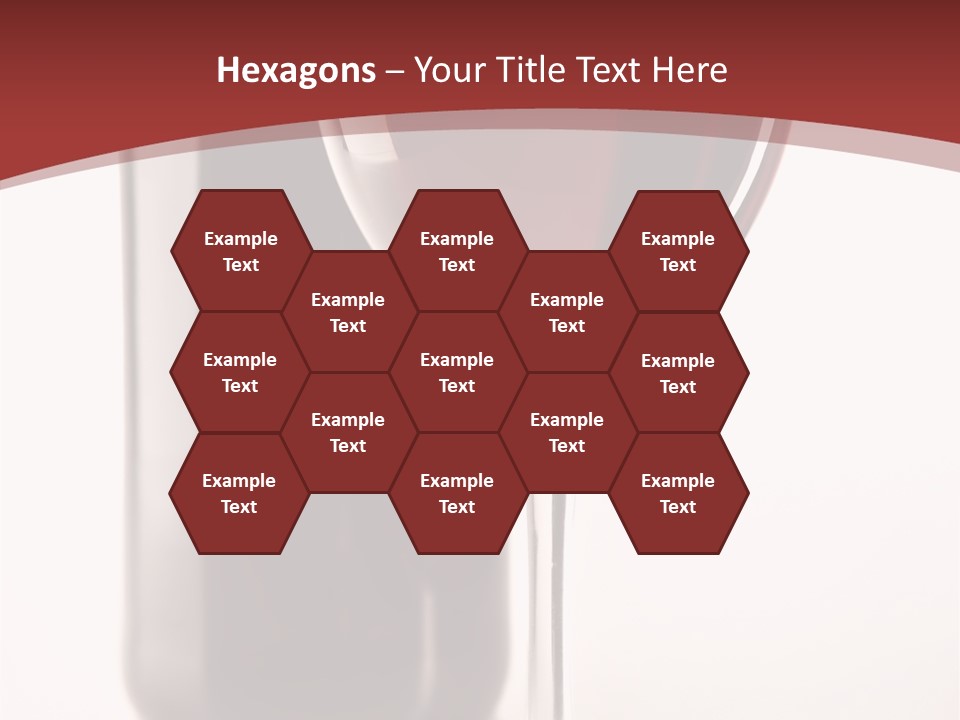 Wine Bottle Glare PowerPoint Template