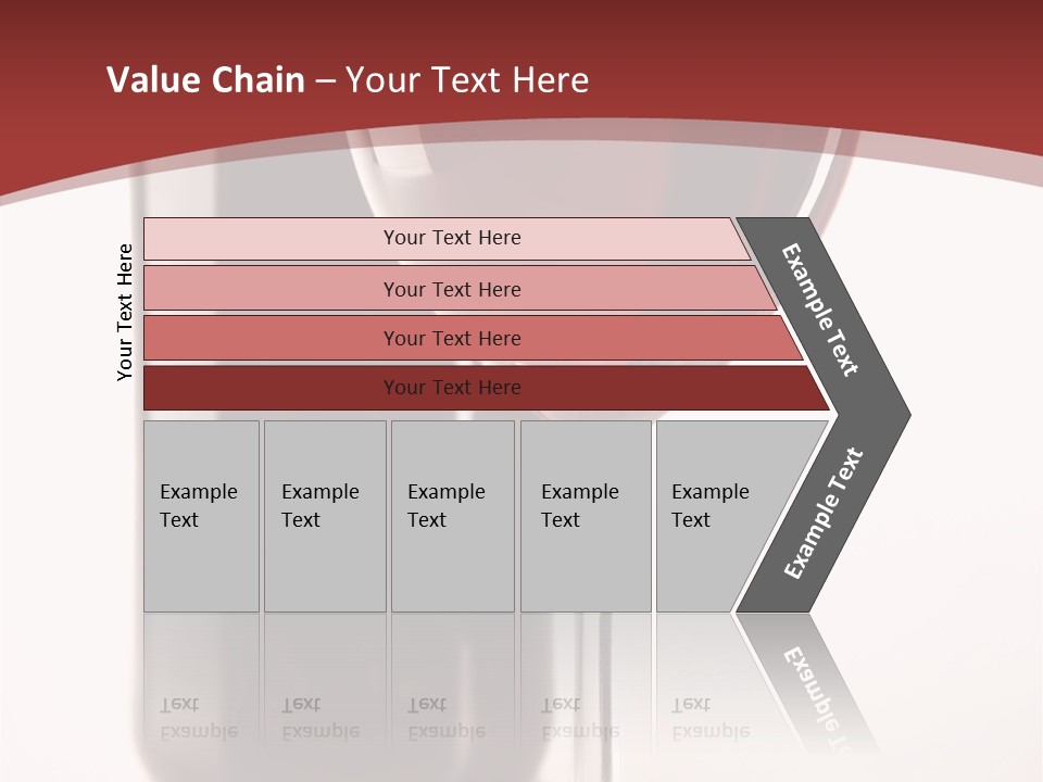 Wine Bottle Glare PowerPoint Template
