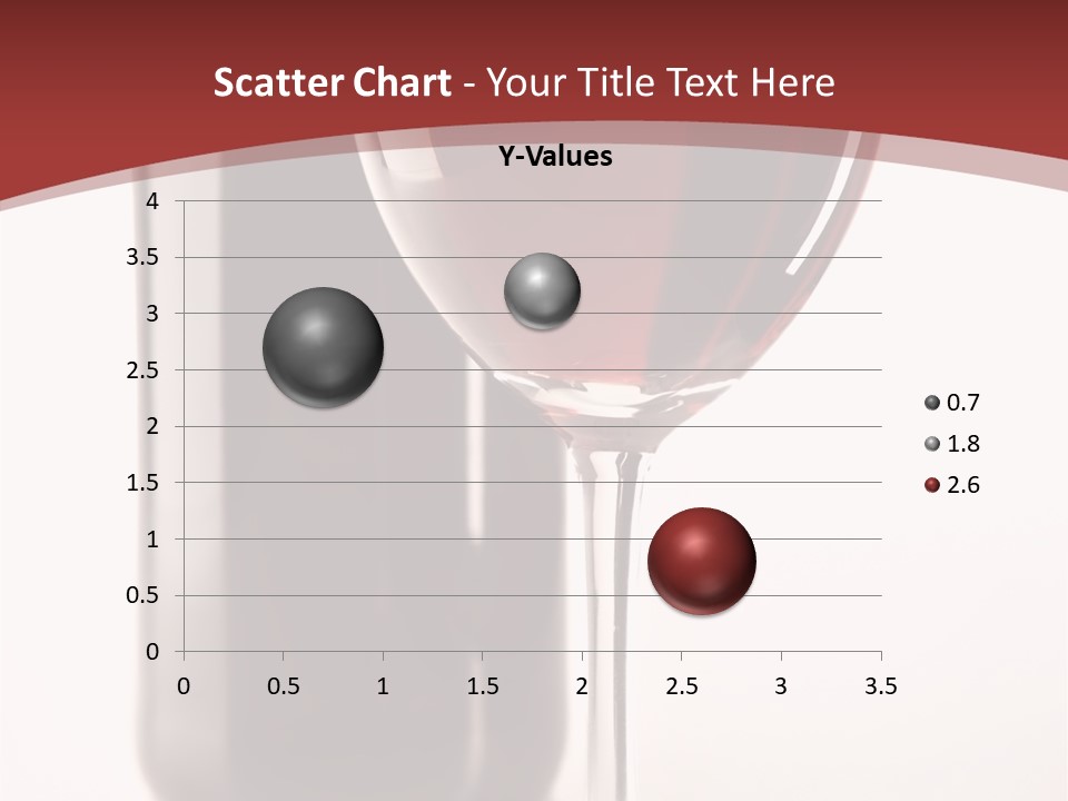 Wine Bottle Glare PowerPoint Template